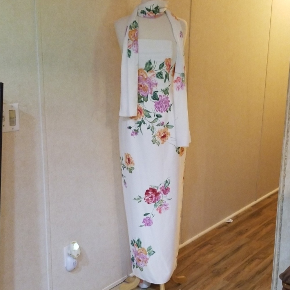 Long floral dress